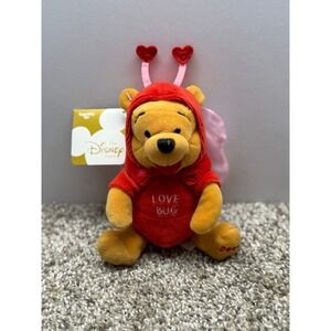 Disney‎ Winnie the Pooh Valentine's "Love Bug" Plush – Exclusive Disney Store